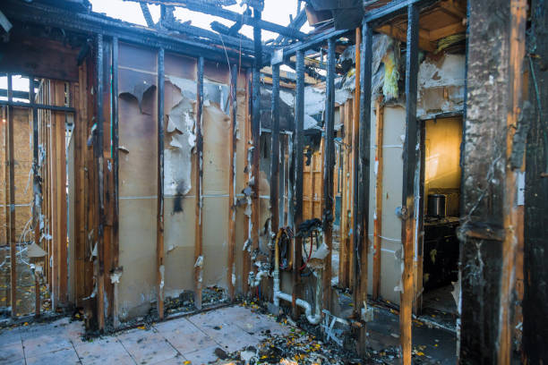 Professional Fire Damage Repair technician working in Glen Mills, PA